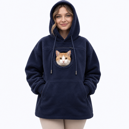 Catspheres™ Kanguru cepli evcil hayvan sweatshirti